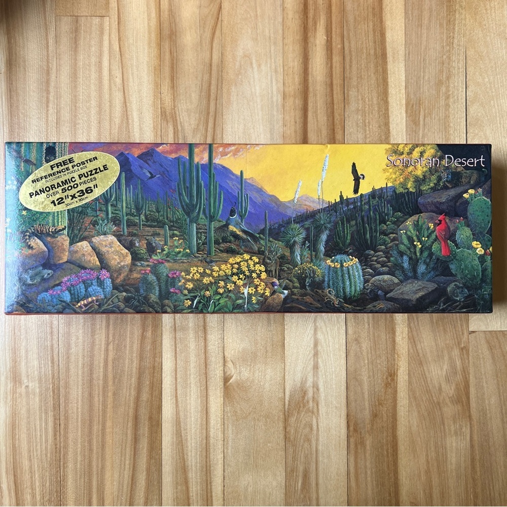 Sonoran Desert 500 Piece by Impact Photographics Panoramic Puzzle